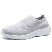 Load image into Gallery viewer, Rimocy Plus Size 43 Breathable Mesh Platform Sneakers Women Slip on Soft Ladies Casual Running Shoes Woman Knit Sock Shoes Flats