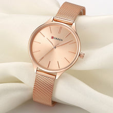 Load image into Gallery viewer, CURREN Women Watches Luxury Wrist watch relogio feminino Clock for Women Milanese Steel Lady Rose Gold Quartz Ladies Watch New
