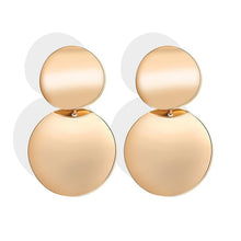 Load image into Gallery viewer, Fashion Statement Earrings 2019 Big Geometric Round Earrings For Women Hanging Dangle Earrings Drop Earing Modern Female Jewelry