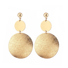 Load image into Gallery viewer, Fashion Statement Earrings 2019 Big Geometric Round Earrings For Women Hanging Dangle Earrings Drop Earing Modern Female Jewelry