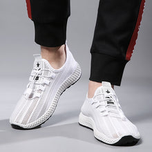 Load image into Gallery viewer, LINGGE Summer Men's Breathable Casual Sports Shoes Fly Weaves Empty Net Cloth Light Running Shoes Vulcanize Men's Shoes Sneakers