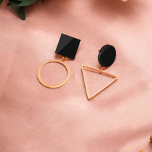 Load image into Gallery viewer, X&amp;P New Fashion Round Dangle Drop Korean Earrings For Women Geometric Round Heart Gold Earring Wedding 2020 kolczyki Jewelry