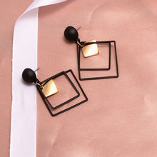 Load image into Gallery viewer, X&amp;P New Fashion Round Dangle Drop Korean Earrings For Women Geometric Round Heart Gold Earring Wedding 2020 kolczyki Jewelry