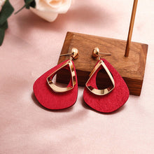 Load image into Gallery viewer, X&amp;P New Fashion Round Dangle Drop Korean Earrings For Women Geometric Round Heart Gold Earring Wedding 2020 kolczyki Jewelry