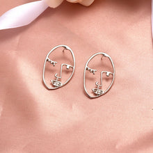 Load image into Gallery viewer, X&amp;P New Fashion Round Dangle Drop Korean Earrings For Women Geometric Round Heart Gold Earring Wedding 2020 kolczyki Jewelry