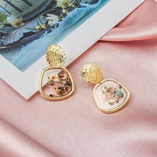 Load image into Gallery viewer, X&amp;P New Fashion Round Dangle Drop Korean Earrings For Women Geometric Round Heart Gold Earring Wedding 2020 kolczyki Jewelry
