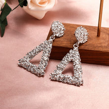 Load image into Gallery viewer, X&amp;P New Fashion Round Dangle Drop Korean Earrings For Women Geometric Round Heart Gold Earring Wedding 2020 kolczyki Jewelry