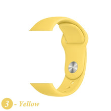 Load image into Gallery viewer, Sport Silicone Strap For Apple Watch band 38mm 42mm iWatch 4 band 44mm 40mm belt Bracelet correa Apple watch 5 4 3 2 Accessories