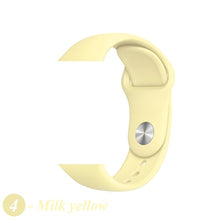Load image into Gallery viewer, Sport Silicone Strap For Apple Watch band 38mm 42mm iWatch 4 band 44mm 40mm belt Bracelet correa Apple watch 5 4 3 2 Accessories
