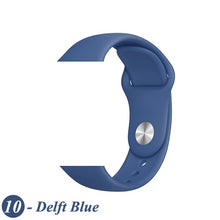 Load image into Gallery viewer, Sport Silicone Strap For Apple Watch band 38mm 42mm iWatch 4 band 44mm 40mm belt Bracelet correa Apple watch 5 4 3 2 Accessories