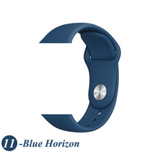 Load image into Gallery viewer, Sport Silicone Strap For Apple Watch band 38mm 42mm iWatch 4 band 44mm 40mm belt Bracelet correa Apple watch 5 4 3 2 Accessories