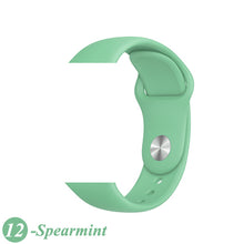 Load image into Gallery viewer, Sport Silicone Strap For Apple Watch band 38mm 42mm iWatch 4 band 44mm 40mm belt Bracelet correa Apple watch 5 4 3 2 Accessories