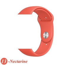 Load image into Gallery viewer, Sport Silicone Strap For Apple Watch band 38mm 42mm iWatch 4 band 44mm 40mm belt Bracelet correa Apple watch 5 4 3 2 Accessories