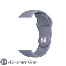 Load image into Gallery viewer, Sport Silicone Strap For Apple Watch band 38mm 42mm iWatch 4 band 44mm 40mm belt Bracelet correa Apple watch 5 4 3 2 Accessories