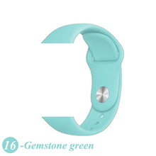 Load image into Gallery viewer, Sport Silicone Strap For Apple Watch band 38mm 42mm iWatch 4 band 44mm 40mm belt Bracelet correa Apple watch 5 4 3 2 Accessories