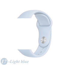 Load image into Gallery viewer, Sport Silicone Strap For Apple Watch band 38mm 42mm iWatch 4 band 44mm 40mm belt Bracelet correa Apple watch 5 4 3 2 Accessories