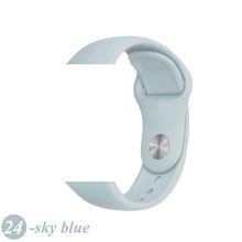 Load image into Gallery viewer, Sport Silicone Strap For Apple Watch band 38mm 42mm iWatch 4 band 44mm 40mm belt Bracelet correa Apple watch 5 4 3 2 Accessories