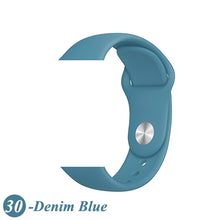 Load image into Gallery viewer, Sport Silicone Strap For Apple Watch band 38mm 42mm iWatch 4 band 44mm 40mm belt Bracelet correa Apple watch 5 4 3 2 Accessories