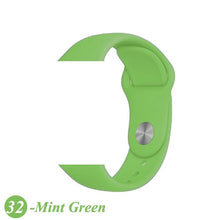 Load image into Gallery viewer, Sport Silicone Strap For Apple Watch band 38mm 42mm iWatch 4 band 44mm 40mm belt Bracelet correa Apple watch 5 4 3 2 Accessories