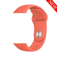 Load image into Gallery viewer, Sport Silicone Strap For Apple Watch band 38mm 42mm iWatch 4 band 44mm 40mm belt Bracelet correa Apple watch 5 4 3 2 Accessories