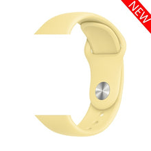 Load image into Gallery viewer, Sport Silicone Strap For Apple Watch band 38mm 42mm iWatch 4 band 44mm 40mm belt Bracelet correa Apple watch 5 4 3 2 Accessories