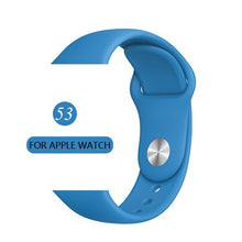Load image into Gallery viewer, Sport Silicone Strap For Apple Watch band 38mm 42mm iWatch 4 band 44mm 40mm belt Bracelet correa Apple watch 5 4 3 2 Accessories