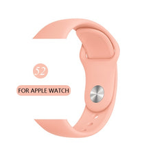 Load image into Gallery viewer, Sport Silicone Strap For Apple Watch band 38mm 42mm iWatch 4 band 44mm 40mm belt Bracelet correa Apple watch 5 4 3 2 Accessories