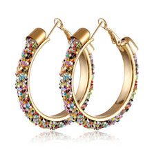 Load image into Gallery viewer, Iparam 2020 Nieuwe Grote Cirkel Ronde Hoop Oorbellen Voor Vrouwen Fashion Statement Gouden Punk Charm Oorbellen Partij Sieraden