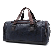Load image into Gallery viewer, 2020 New Casual PU Leather Travel Duffel Bag  Large Capacity Travel Bags Men Messenger Handbags