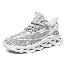 Load image into Gallery viewer, Fashion lace men's running shoes lightweight sports shoes breathable casual shoes New Twist Lace Luminous Casual Running Shoes