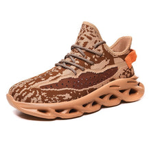 Load image into Gallery viewer, Fashion lace men's running shoes lightweight sports shoes breathable casual shoes New Twist Lace Luminous Casual Running Shoes