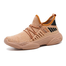 Load image into Gallery viewer, Men's vulcanized casual shoes sneakers men's breathable non-slip loafers air mesh lace-up wear-resistant shoes Tenis Masculino