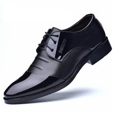 Load image into Gallery viewer, 2020 Fashion Men Shoes Genuine Leather Men Dress Shoes Brand Luxury Men's Business Casual Classic Gentleman Shoes