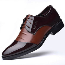 Load image into Gallery viewer, 2020 Fashion Men Shoes Genuine Leather Men Dress Shoes Brand Luxury Men's Business Casual Classic Gentleman Shoes