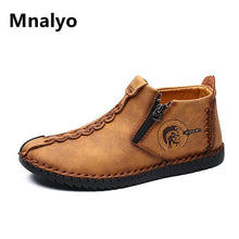 Load image into Gallery viewer, Mnalyo Men's Winter Snow Boots Plush Ankle Boots Waterproof Non-slip Cotton Shoes Spring Autumn Outdoor Casual Shoes Big Size