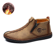 Load image into Gallery viewer, Mnalyo Men's Winter Snow Boots Plush Ankle Boots Waterproof Non-slip Cotton Shoes Spring Autumn Outdoor Casual Shoes Big Size
