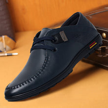 Load image into Gallery viewer, New Men's Dress ShoesLeather Men Casual Shoes Luxury Brand 2020 Mens Loafers Moccasins Breathable Slip on Black Driving Shoes