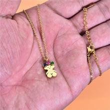 Load image into Gallery viewer, NEW TOUSES bear Jewelry Fashion Hot pendientes Alloy Letter Bracelet Chain Charm Bracelet Female Personality joyas anillo