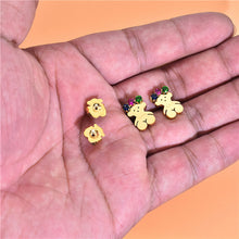 Load image into Gallery viewer, NEW TOUSES bear Jewelry Fashion Hot pendientes Alloy Letter Bracelet Chain Charm Bracelet Female Personality joyas anillo