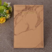 Load image into Gallery viewer, Fashion Women Men Passport Cover Pu Leather Marble Style  Travel ID Credit Card Passport Holder Packet Wallet Purse Bags Pouch