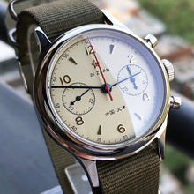 Load image into Gallery viewer, New Men Business Chronograph 1963 Watch Tourbillon Sapphire Acrylic Seagull Mechanical Watch 50m Waterproof Clock reloj hombre