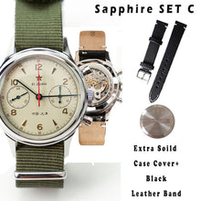 Load image into Gallery viewer, New Men Business Chronograph 1963 Watch Tourbillon Sapphire Acrylic Seagull Mechanical Watch 50m Waterproof Clock reloj hombre
