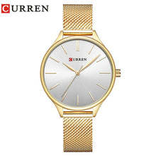 Load image into Gallery viewer, CURREN Women Watches Luxury Wrist watch relogio feminino Clock for Women Milanese Steel Lady Rose Gold Quartz Ladies Watch New