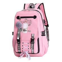 Load image into Gallery viewer, Large school bags for teenage girls usb with lock Anti theft backpack women Book bag big High School bag youth Leisure College