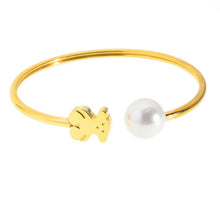 Load image into Gallery viewer, NEW TOUSES bear Jewelry Fashion Hot pendientes Alloy Letter Bracelet Chain Charm Bracelet Female Personality joyas anillo