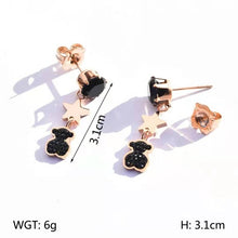 Load image into Gallery viewer, NEW TOUSES bear Jewelry Fashion Hot pendientes Alloy Letter Bracelet Chain Charm Bracelet Female Personality joyas anillo