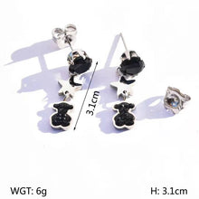 Load image into Gallery viewer, NEW TOUSES bear Jewelry Fashion Hot pendientes Alloy Letter Bracelet Chain Charm Bracelet Female Personality joyas anillo