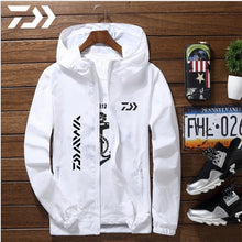 Load image into Gallery viewer, Daiwa Jacket Men Fishing Shirt Solid Thin Uv Protection Clothes Fishing Clothing Summer Breathable Quick Dry Soft Shell Outdoor