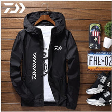 Load image into Gallery viewer, Daiwa Jacket Men Fishing Shirt Solid Thin Uv Protection Clothes Fishing Clothing Summer Breathable Quick Dry Soft Shell Outdoor