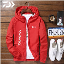 Load image into Gallery viewer, Daiwa Jacket Men Fishing Shirt Solid Thin Uv Protection Clothes Fishing Clothing Summer Breathable Quick Dry Soft Shell Outdoor